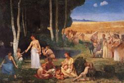 Pierre Puvis de Chavannes Summer oil painting picture
